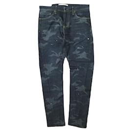 Pantalones de mezclilla RONGUSUNAUTO TWIST de algodón, nylon, poliuretano y cuero de vaca - Autre Marque