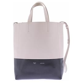 Tote Bag "Hippopotamus" in bicolor Weiß und Schwarz - Céline