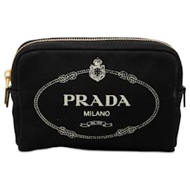 Pochette Mini Borsa Canapa con Logo Prada