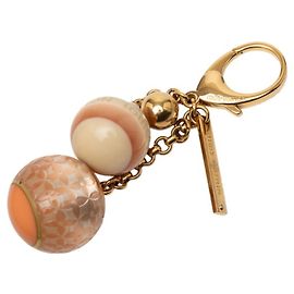 Louis Vuitton Bijou Sac Mini Lin Croisette Violine Charm Keyring