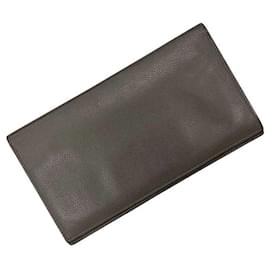 Hermès Bi-Fold Langbörse in Etoupe Grau