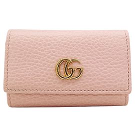 Gucci Pink Leather Key Case