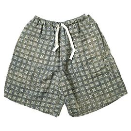 Autre Marque Kenneth Field EZ Shorts II Block Print Cotton Linen Shorts Limited