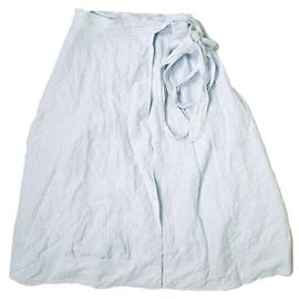 Falda de lino a rayas Polo Ralph Lauren