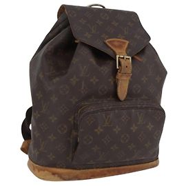 LOUIS VUITTON Zaino Monogram Montsouris GM M51135 LV Auth BA10978