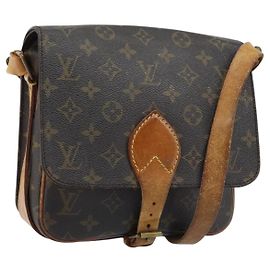 LOUIS VUITTON Borsa a Spalla Monogram Cartouchiere MM M51253 LV Auth BA11126