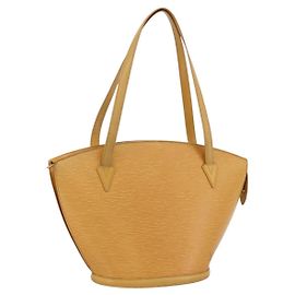 LOUIS VUITTON Epi Saint Jacques Schultertasche Gelb M52269 Auth LNZ549