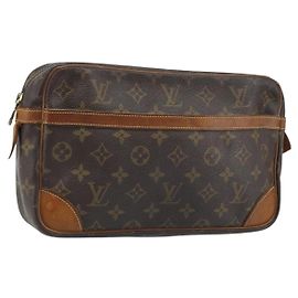 LOUIS VUITTON Clutch Compiegne 28 M51845 Auth LV ka2859