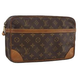 LOUIS VUITTON Clutch Compiegne 28 M51845 LV Auth ka2849