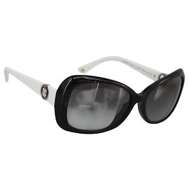 GUCCI Sonnenbrille aus Kunststoff Schwarz Weiß Auth bs33727