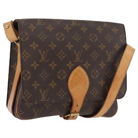 LOUIS VUITTON Bolsa de Hombro Monogram Cartouchiere GM M51252 LV Auth fm5193