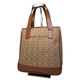 Borsa a mano vintage Balenciaga BB Monogram Beige Arancione-Marrone