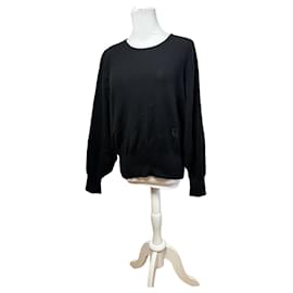 Vintage Dior Wollpullover schwarz M