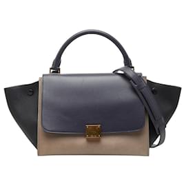 Celine Trapeze Small Tricolor Handtasche/Umhängetasche - Céline