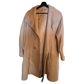 Abrigo de Lana Clásico en Beige - Autre Marque