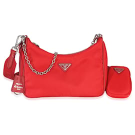Prada Red Re-Nylon Re-Edition 2005 Tasche