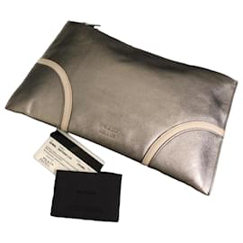 Prada Saffiano Lux Clutch Bag