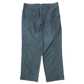 Autre Marque Pantaloni Cropped Puckering in Cotone kolor