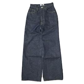 Pantalones anchos de denim de algodón H BEAUTY&YOUTH - Autre Marque