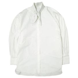 Autre Marque nano universe LB.03 Blusa con fiocco in cotone e poliestere