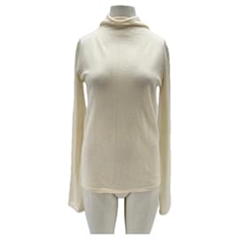 Dünner Pullover aus weißer Wolle - Autre Marque