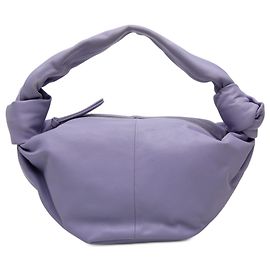 Borsa mini in pelle di vitello viola con doppio nodo Bottega Veneta