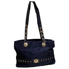 Borsa Tote Medusa Sun in nylon nero Gianni Versace
