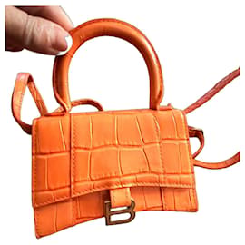 Borsa mini Hourglass con manico superiore di Balenciaga