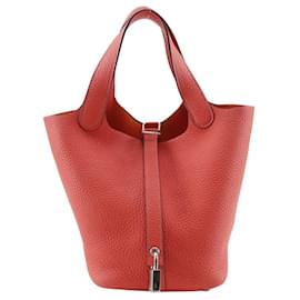 Borsa Hermès Picotin Lock Trillon in pelle Clemence