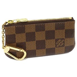 Louis Vuitton Damier Pochette Clé 2way coin case key case N62658