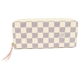 Portafoglio Clemence Damier Azur di Louis Vuitton