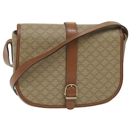 Céline Celine Vintage Macadam Canvas and Leather