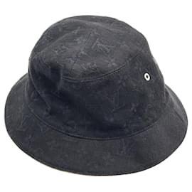Bucket Hat aus Denim mit Monogramm von Louis Vuitton