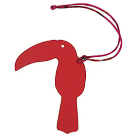 Hermes Petit H Toucan Leather Keychain - Hermès