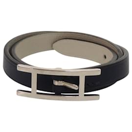 Hermes Be Api Double Tour Veau Swift Navy Bracelet - Hermès