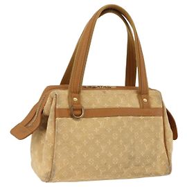 LOUIS VUITTON Monogram Mini Josephine PM Bolso de Mano Beige M92416 LV Auth BA11224