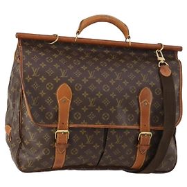 LOUIS VUITTON Borsa Boston Monogram Sac Chassour 45 M41922 LV Auth 171758