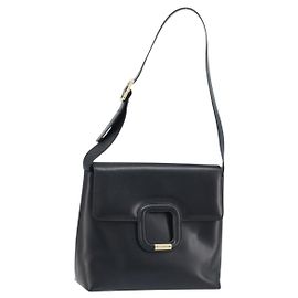 Borsa a Spalla GUCCI in Pelle Nera Oro 001 1998 1785 Auth 173859