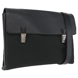 LOUIS VUITTON Borsa a Spalla Taiga Saratov GM Ardoise M30882 LV Auth ka2868