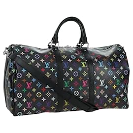 LOUIS VUITTON Borsa Keepall Bandoulière 50 Multicolore LVxTM M13745 Auth LNZ430SM