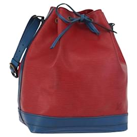 LOUIS VUITTON Borsa a Spalla Epi Noe Bicolore Rosso Blu M44084 LV Auth 172411