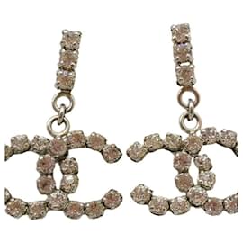 Orecchini in strass Chanel Coco Mark