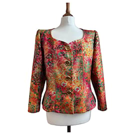 Blazer Yves Saint Laurent Viscose Multicolore