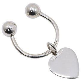 Tiffany & Co Schlüsselanhänger aus Silber 925 mit Herzanhänger Return to Tiffany