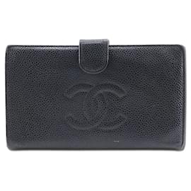 Portafoglio Lungo Chanel in Pelle Caviar