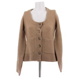 Brauner Cashmere-Cardigan - Khaite