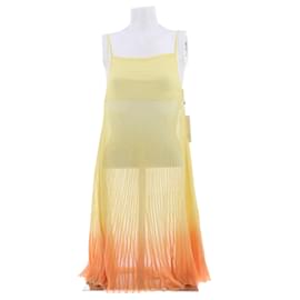 Jacquemus Vestido "Helado" amarillo y naranja