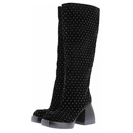 Nodaleto Botas "Bulla solal" de terciopelo