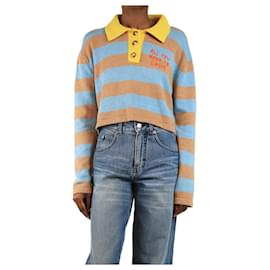 Gestreifter Poloshirt-Pullover in mehreren Farben - Größe XS - Autre Marque