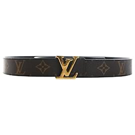 Cinturón reversible Initiales en monograma marrón Louis Vuitton